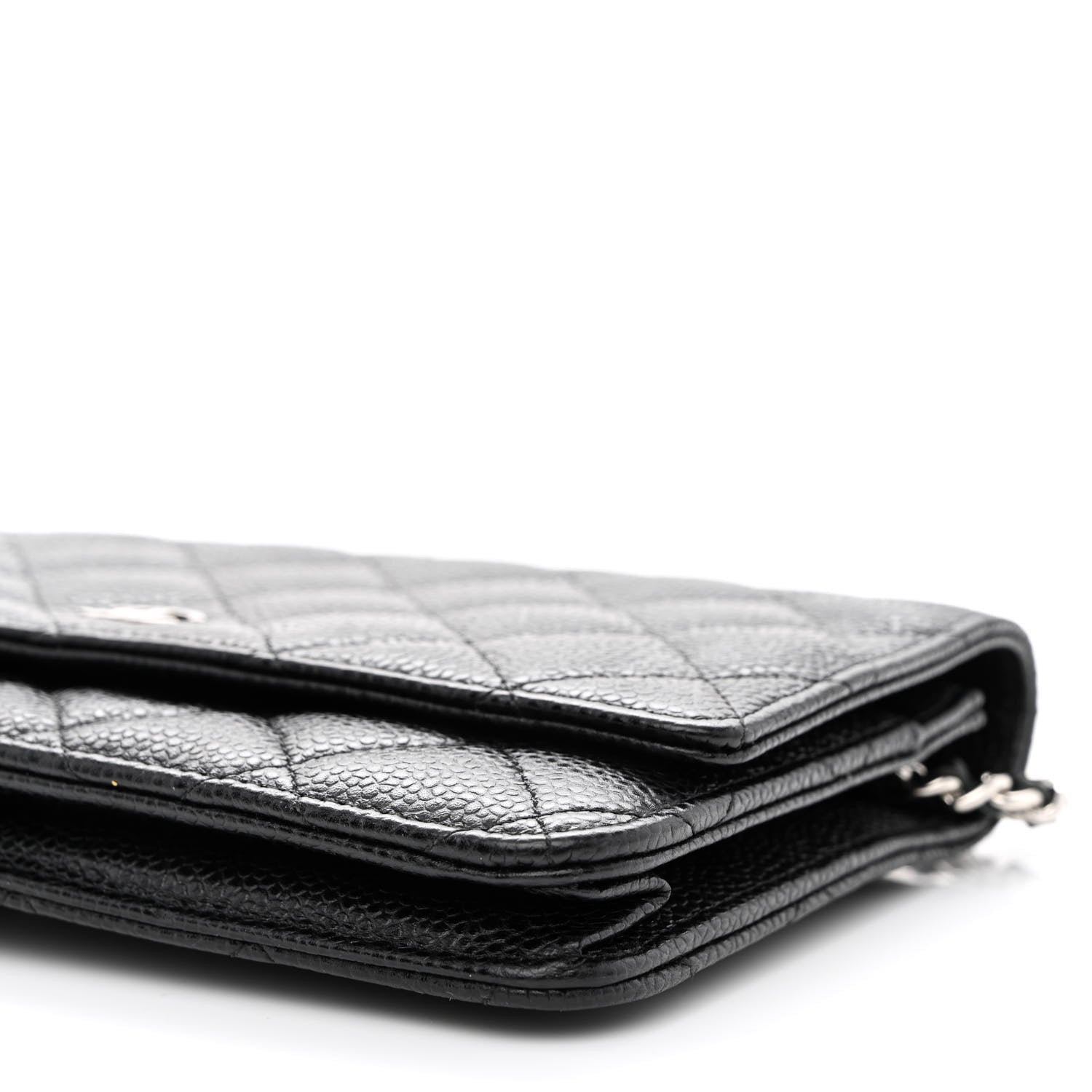 Chanel Caviar Quilted Wallet On Chain WOC Black 12 of 12