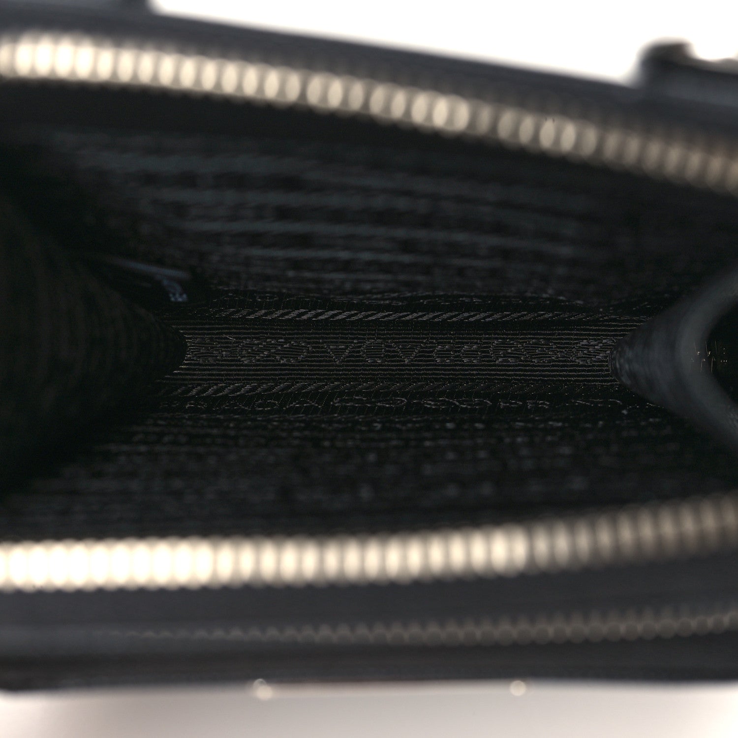 Prada Saffiano Phone Crossbody Pouch Black 4 of 8