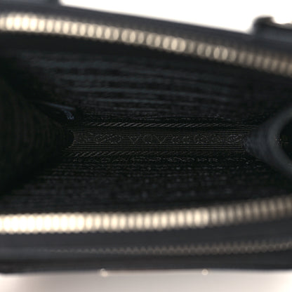 Prada Saffiano Phone Crossbody Pouch Black 4 of 8
