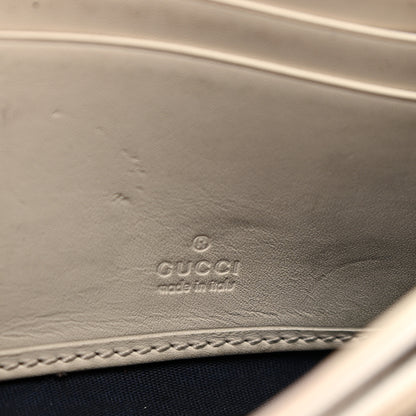 Gucci Calfskin GG Supreme Monogram Continental Wallet Black 7 of 9