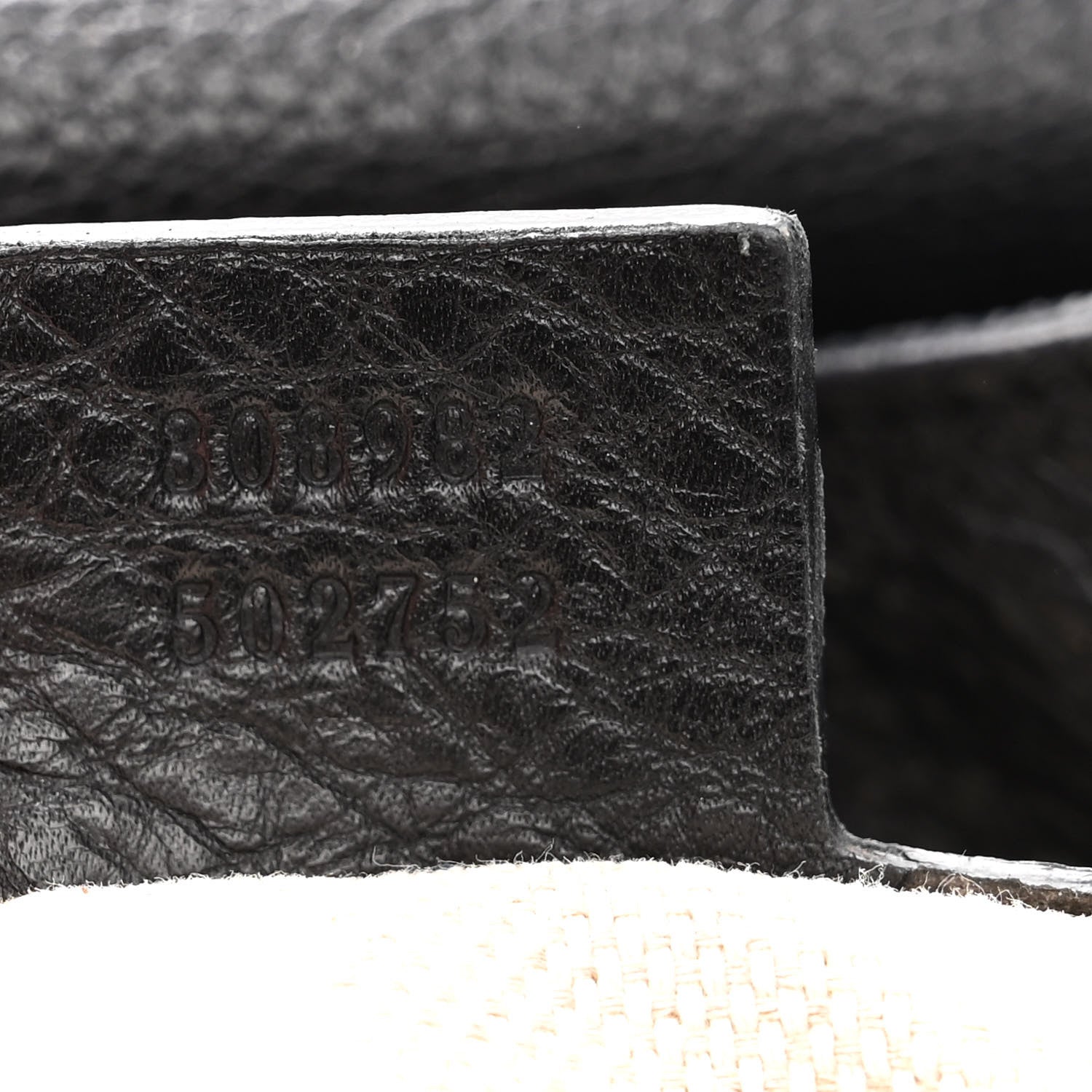 Gucci Pebbled Calfskin Medium Soho Chain Shoulder Bag Black 7 of 11