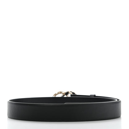 Chanel Calfskin CC Chain Belt 80 32 Black 2 of 8