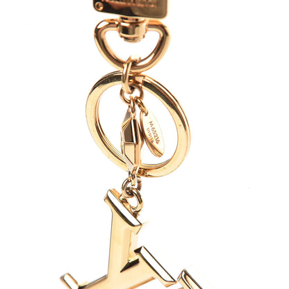 Louis Vuitton LV Facettes Bag Charm Key Holder Gold 5 of 6