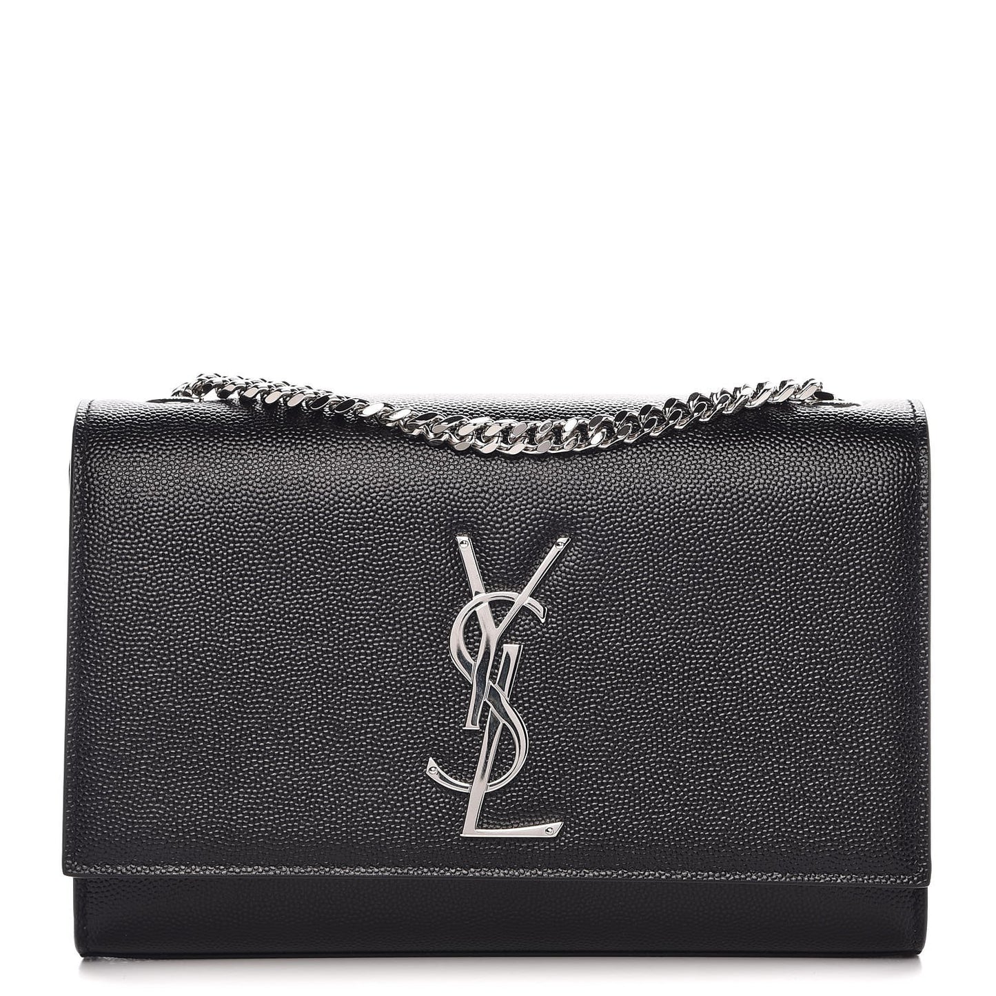 Grain De Poudre Small Monogram Kate Satchel Black