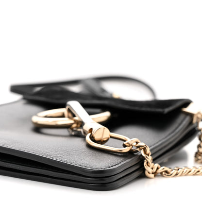 Chloe Suede Calfskin Mini Faye Bracelet Bag Black 10 of 11