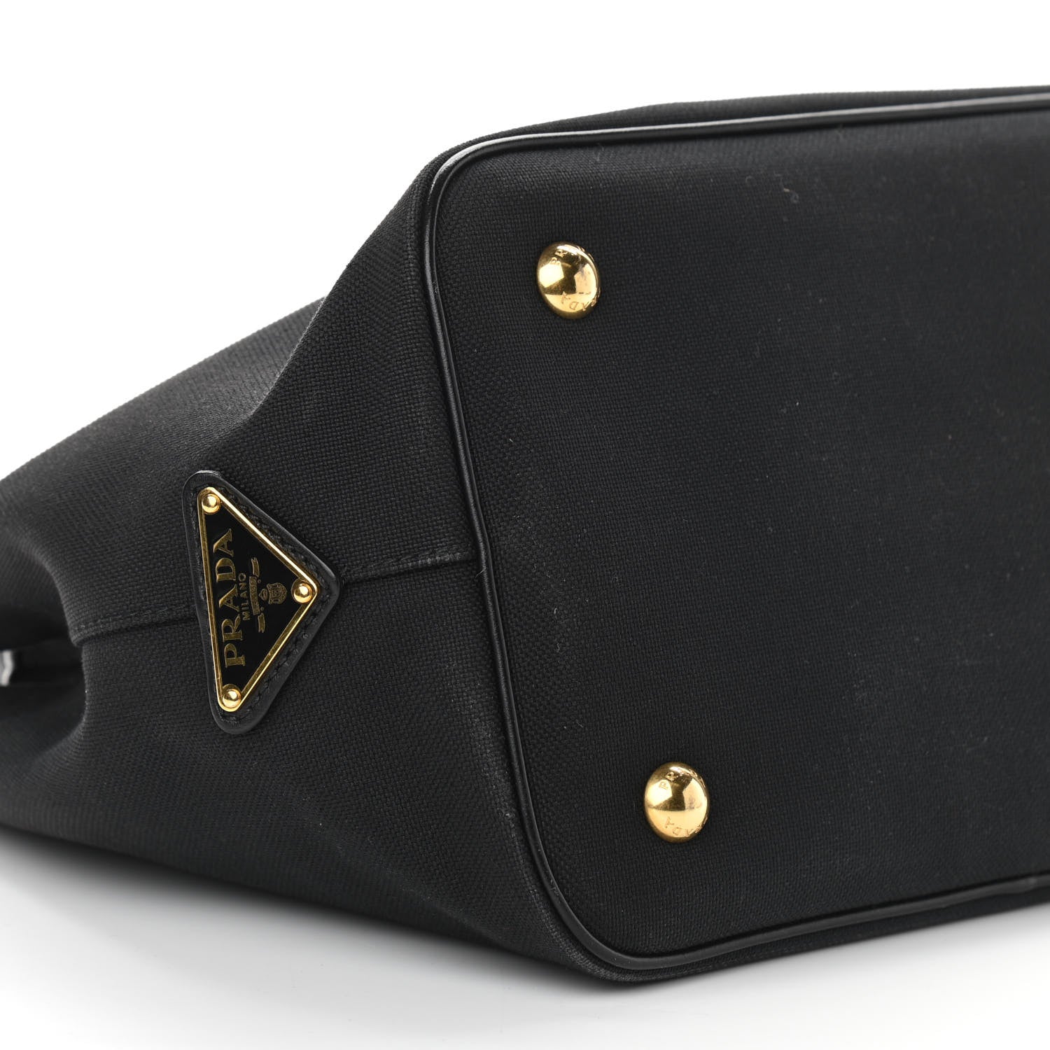 Prada Jacquard Logo Tote Black 8 of 9