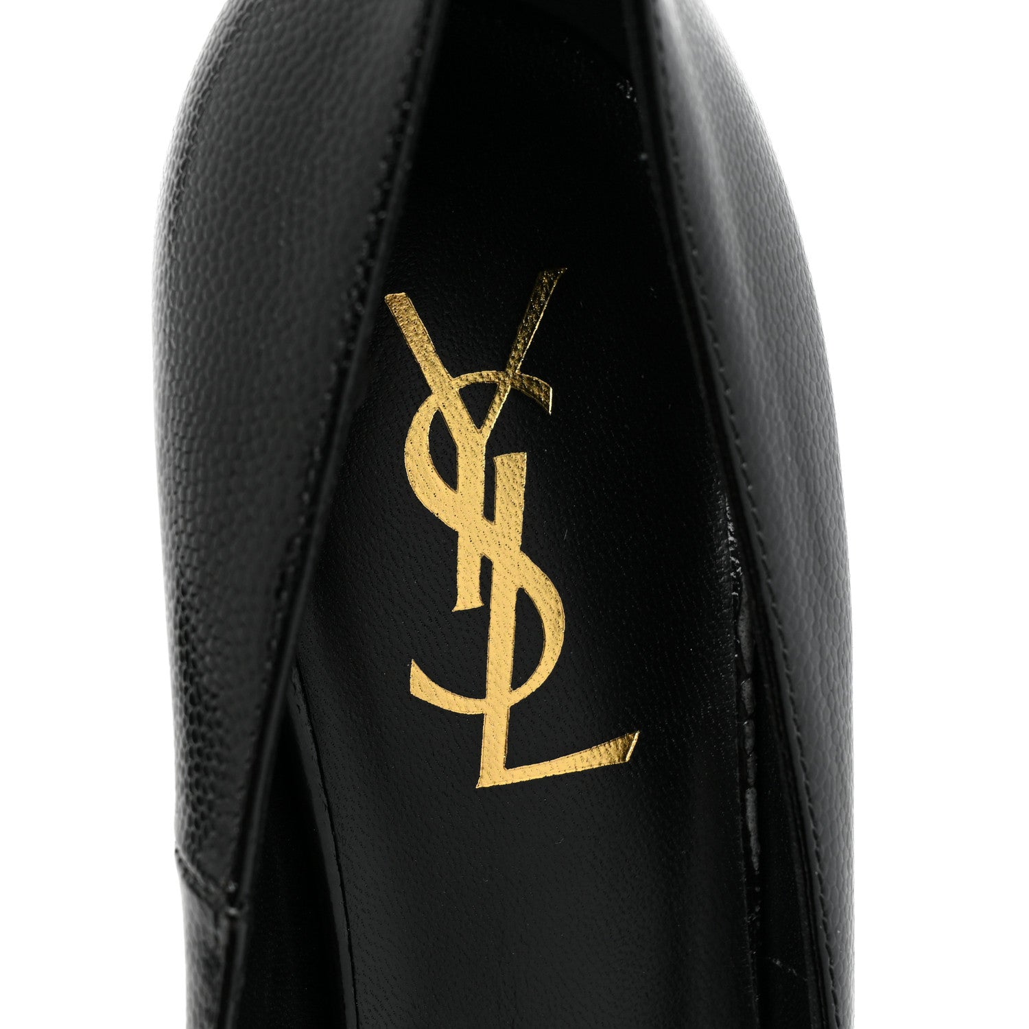 Saint Laurent Vernigolf Tribute Two 80 Platform Pumps 37 Black 7 of 8