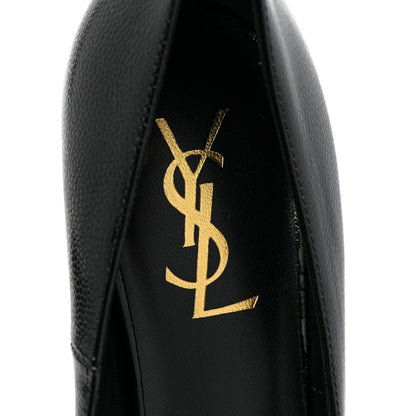 Saint Laurent Vernigolf Tribute Two 80 Platform Pumps 37 Black 7 of 8