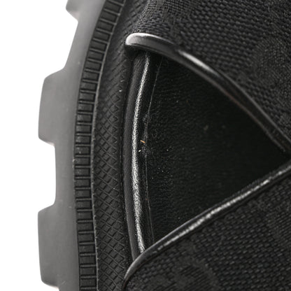 Gucci Monogram Granada Kid Trip 40/72mm Lug Sole Sandals 40.5 Black 9 of 9