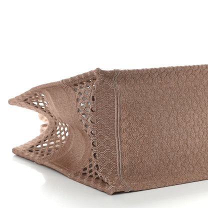 Christian Dior Mesh Embroidered Medium Book Tote Clay 7 of 8