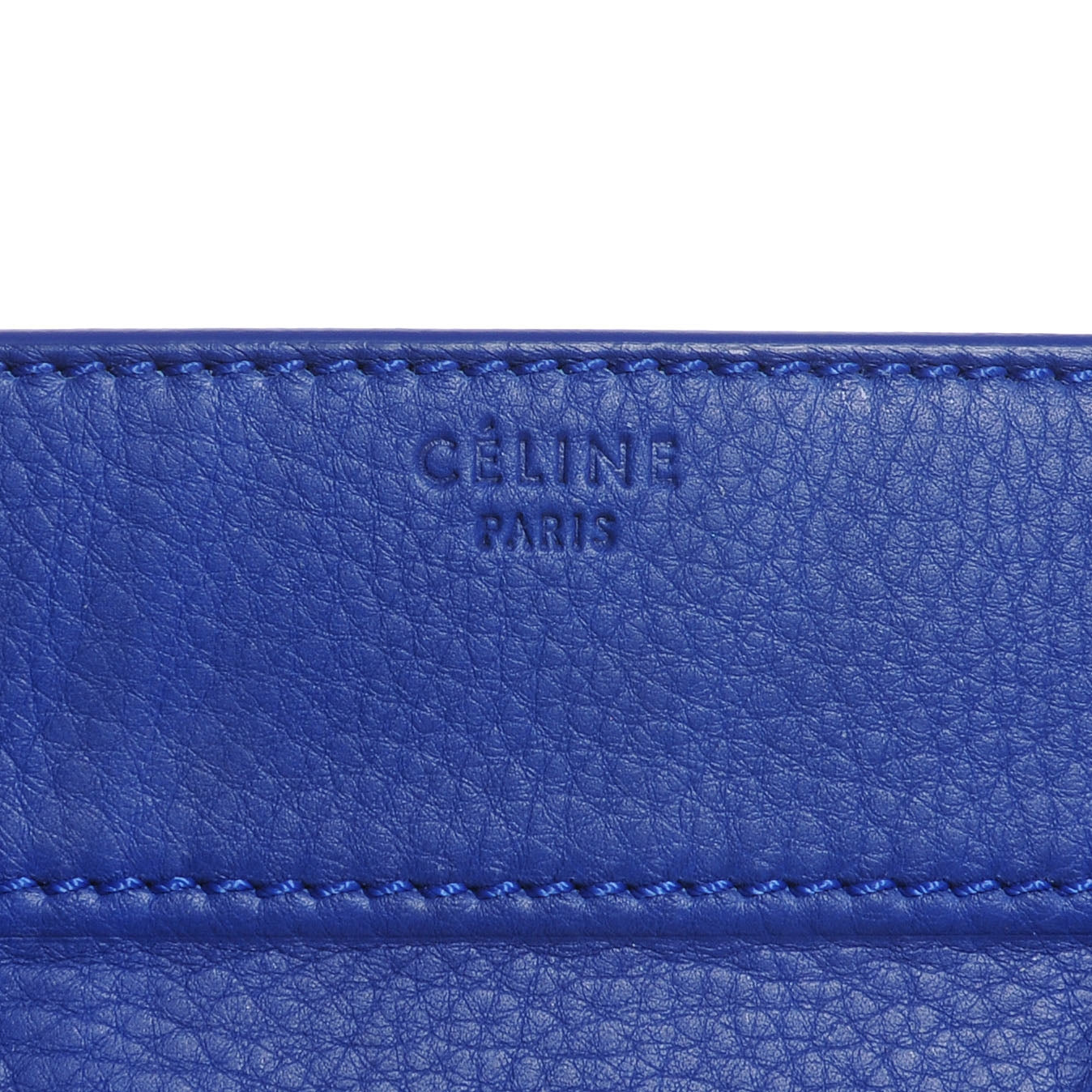 Celine Smooth Calfskin Medium Phantom Luggage Cobalt 5 of 8