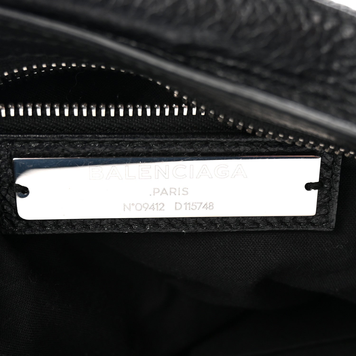 Balenciaga Agneau Classic Silver Hardware City Black 6 of 11
