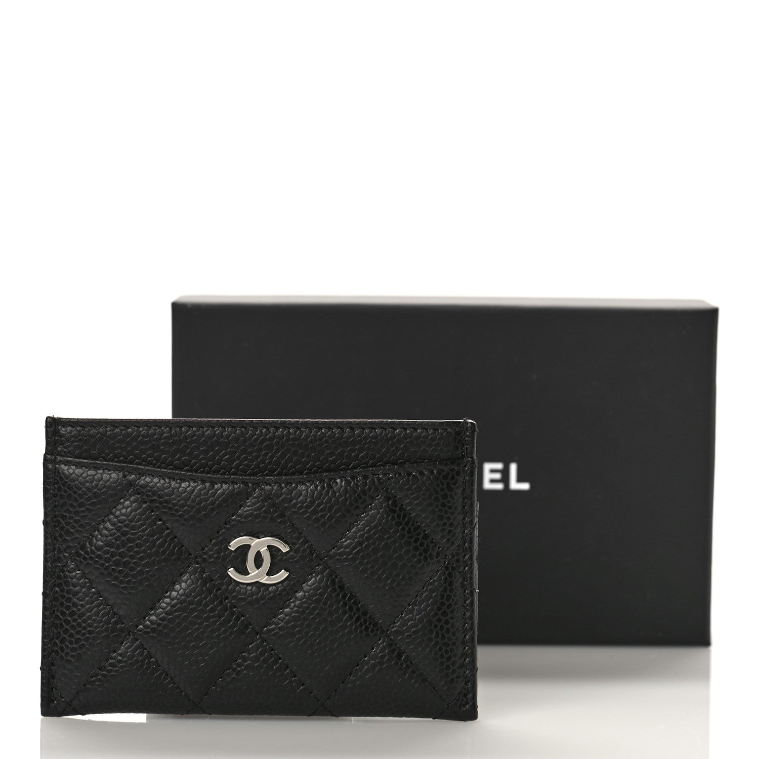 Chanel Caviar Quilted Card Holder Black 10 of 10
