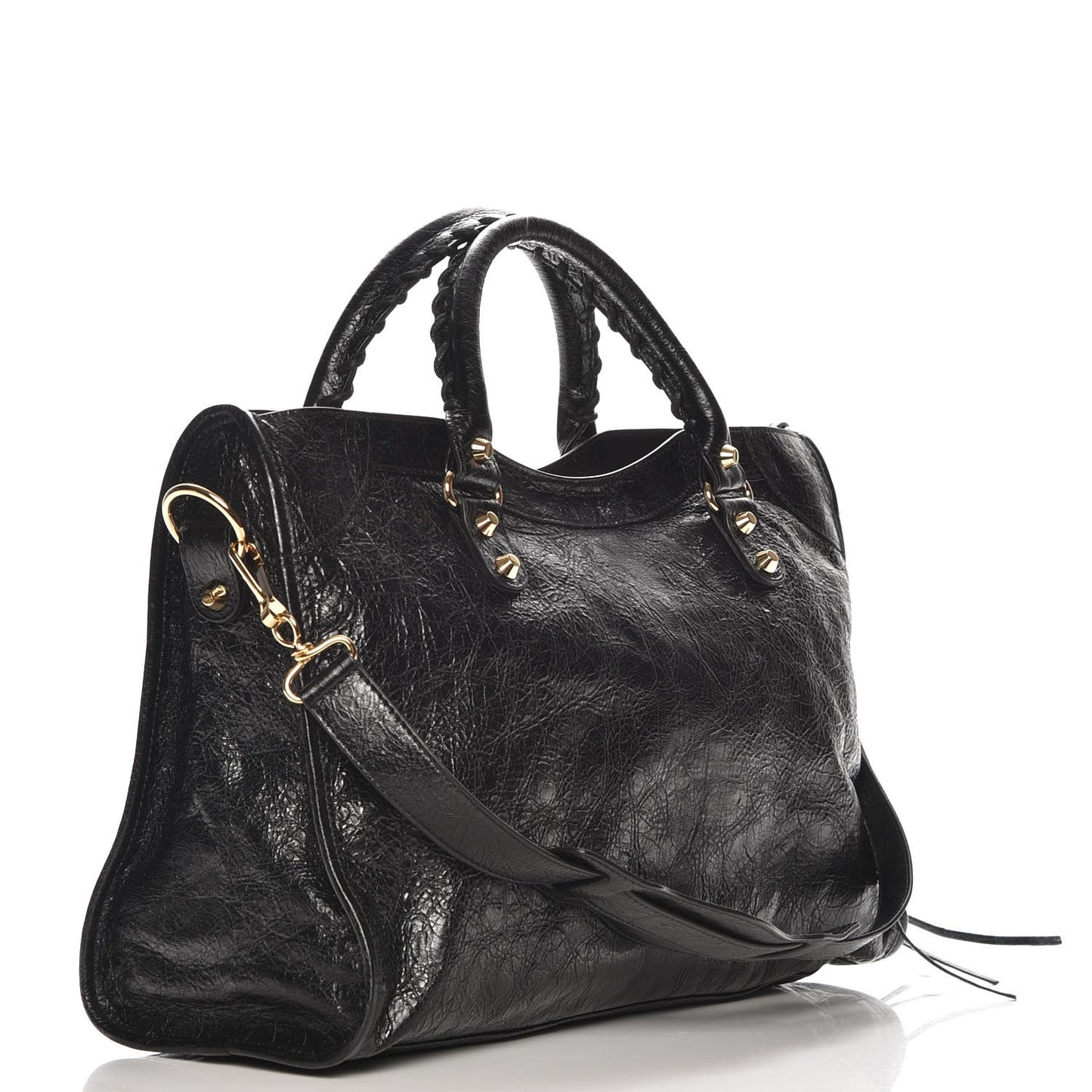 Agneau Classic Gold Hardware City Black