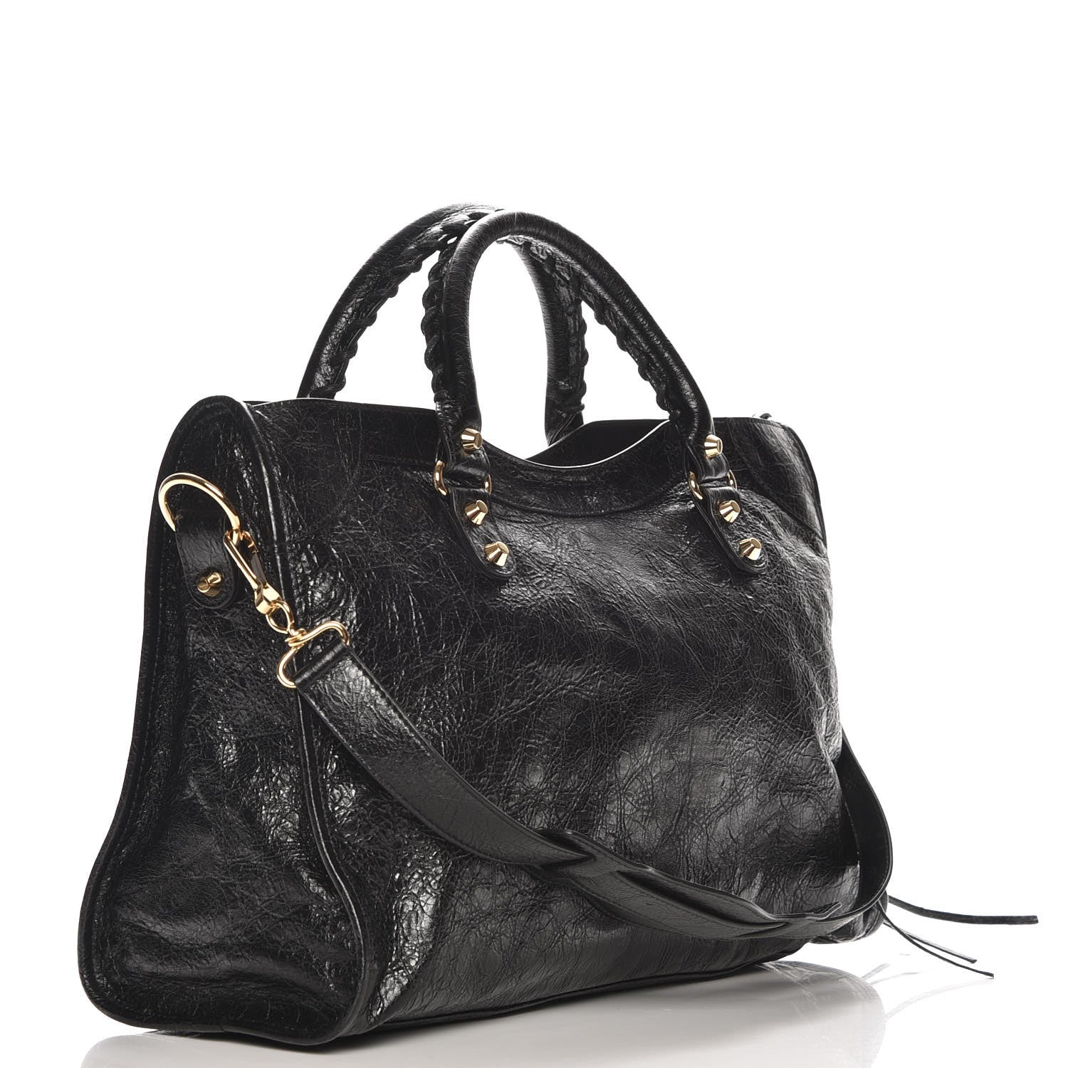 Balenciaga Agneau Classic Gold Hardware City Black 4 of 8