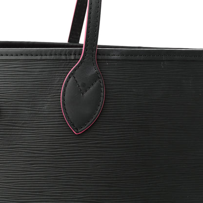 Louis Vuitton Epi Neverfull MM Black Hot Pink 12 of 12