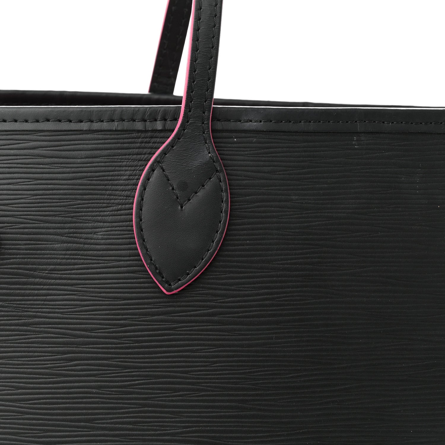 Louis Vuitton Epi Neverfull MM Black Hot Pink 12 of 12
