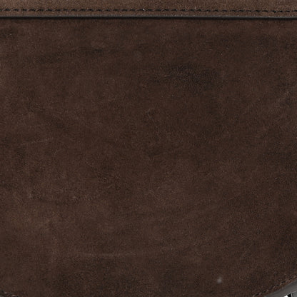 Chloe Calfskin Suede Small Tess Bag Chocolate Brown 14 of 14