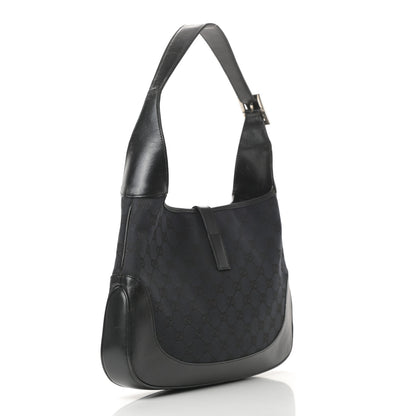 Gucci Monogram Small Jackie O Hobo Black 3 of 18