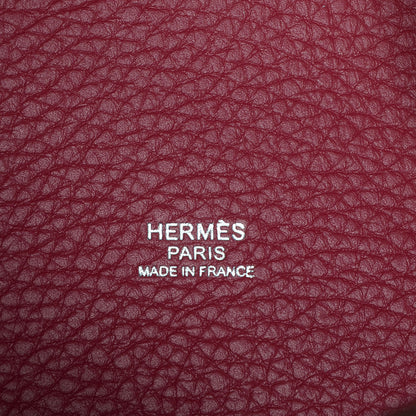 Hermes Togo Picotin Lock PM Rubis 8 of 9