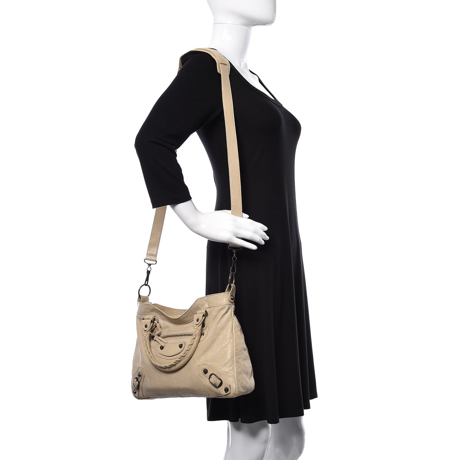 Balenciaga Agneau Classic Hardware Town Praline 2 of 20