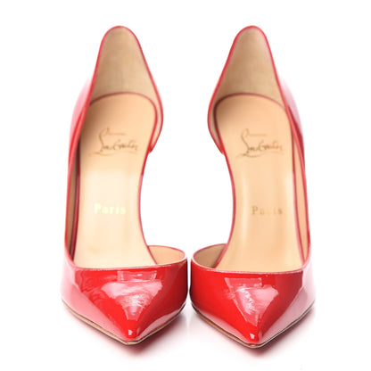 Christian Louboutin Patent Iriza 100 Pumps 37.5 Red 2 of 8