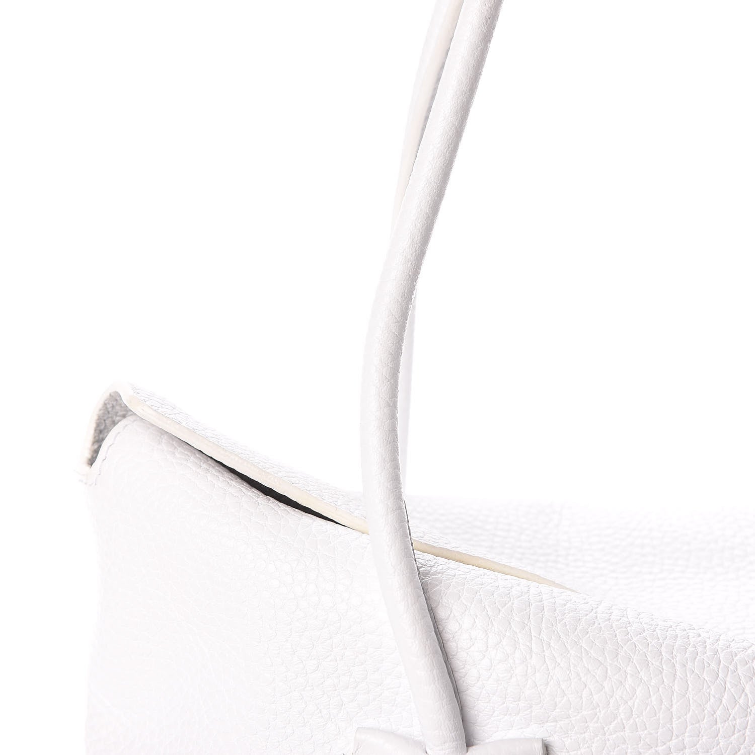 Burberry London Grainy Calfskin Medium Baynard Tote White 9 of 20