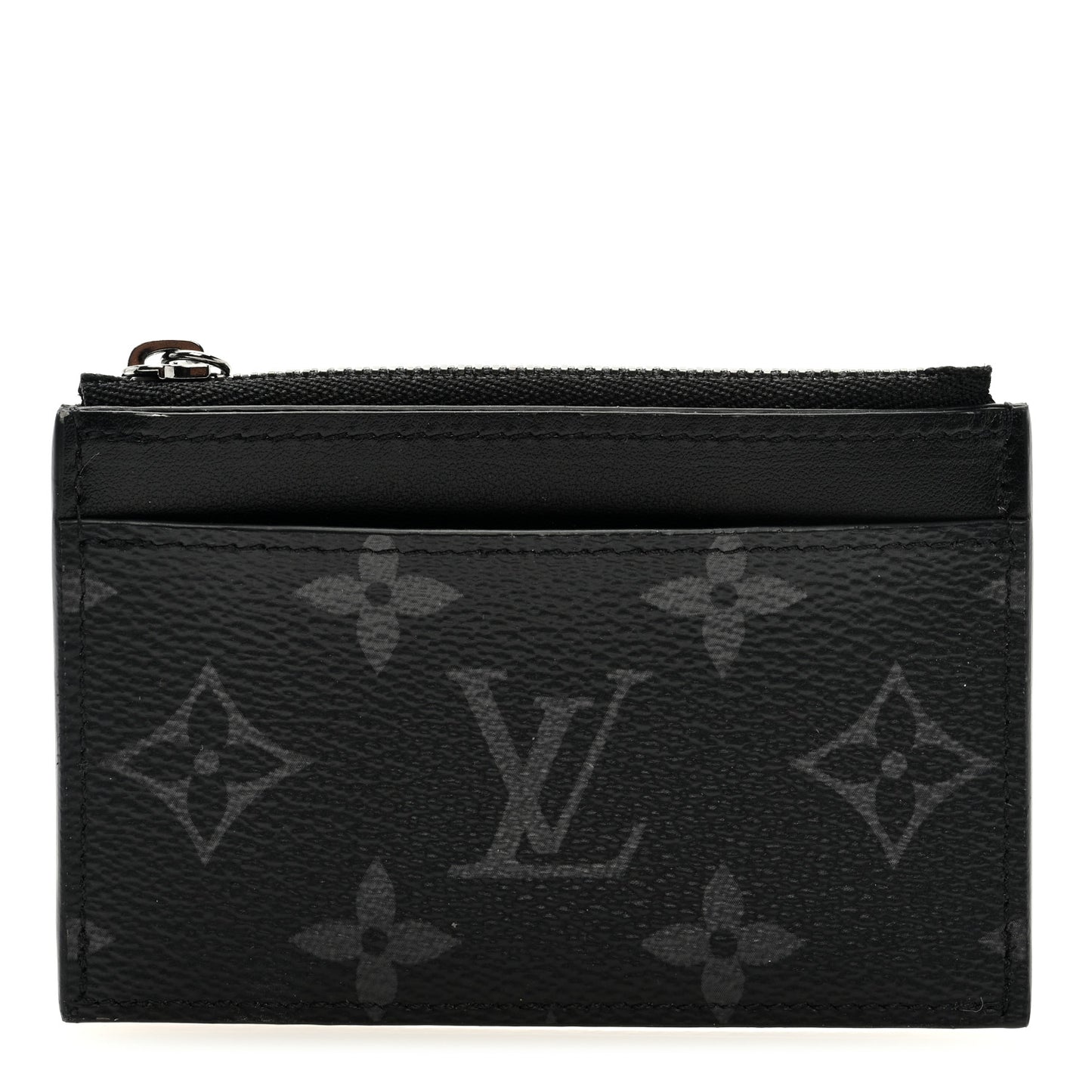 Monogram Eclipse Zipped Card Holder Black