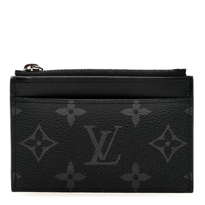 Louis Vuitton Monogram Eclipse Zipped Card Holder Black 1 of 6