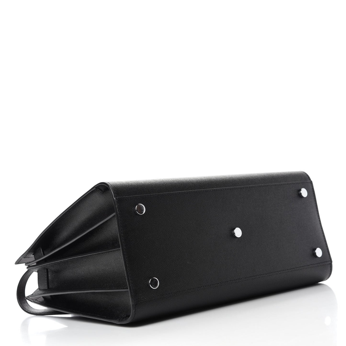 Grained Calfskin Small Sac De Jour Black