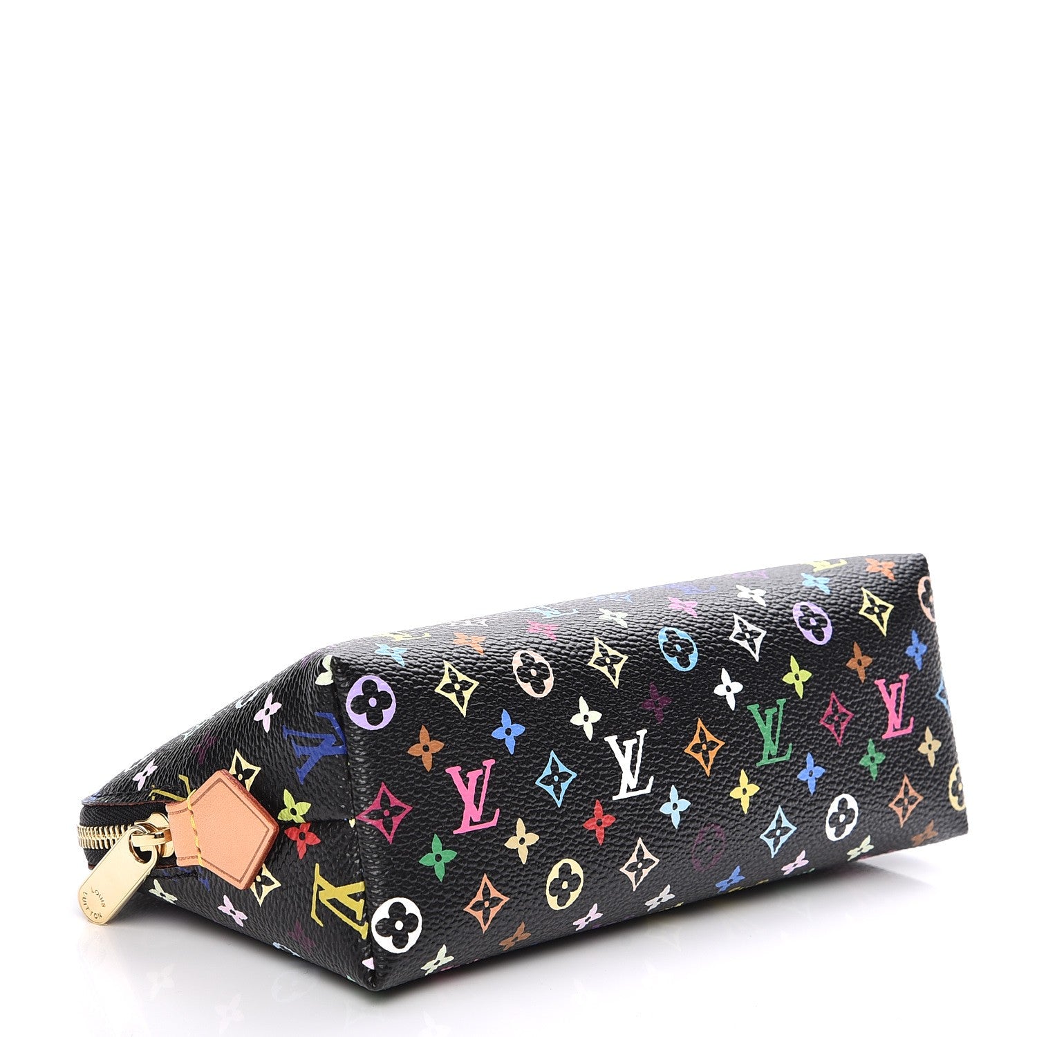 Louis Vuitton Monogram Multicolor Cosmetic Pouch Black Grenade 4 of 7