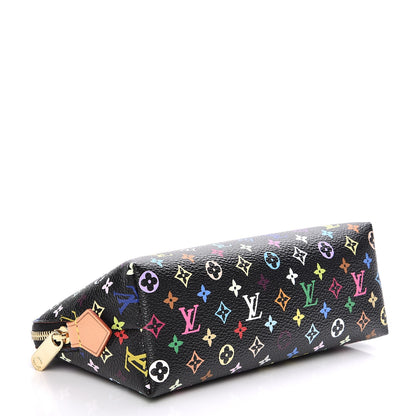 Louis Vuitton Monogram Multicolor Cosmetic Pouch Black Grenade 4 of 7