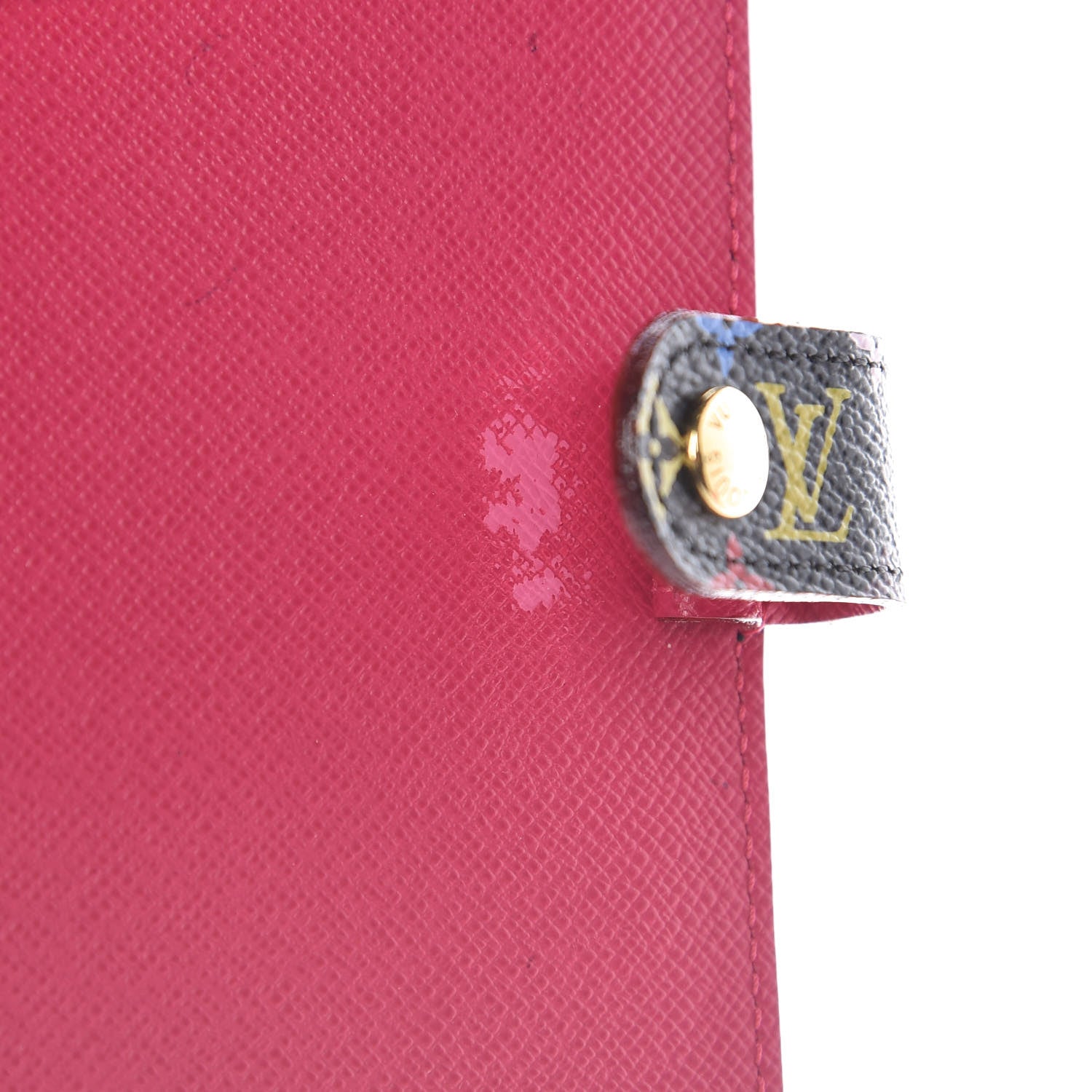 Louis Vuitton Monogram Multicolor Small Ring Agenda Cover Black Grenade 7 of 7