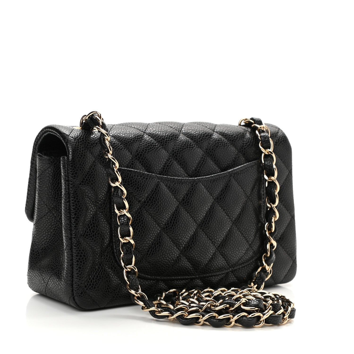 Chanel Caviar Quilted Mini Rectangular Flap Black 3 of 10