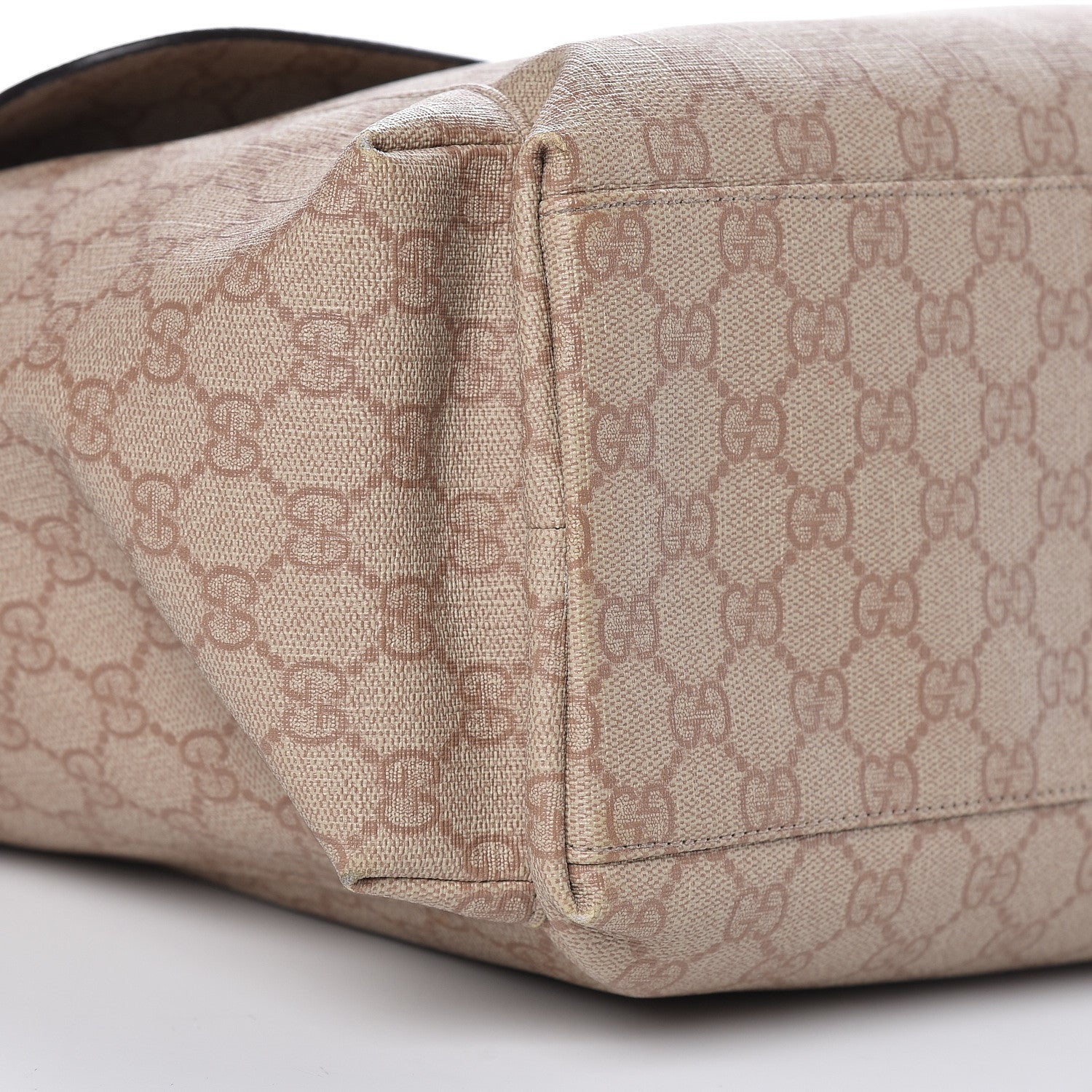 Gucci GG Supreme Monogram Messenger Diaper Bag Beige 10 of 11