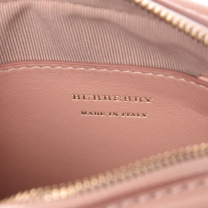 Burberry Smooth Calfskin 1983 Knight Check Link Camera Bag Peach 6 of 9