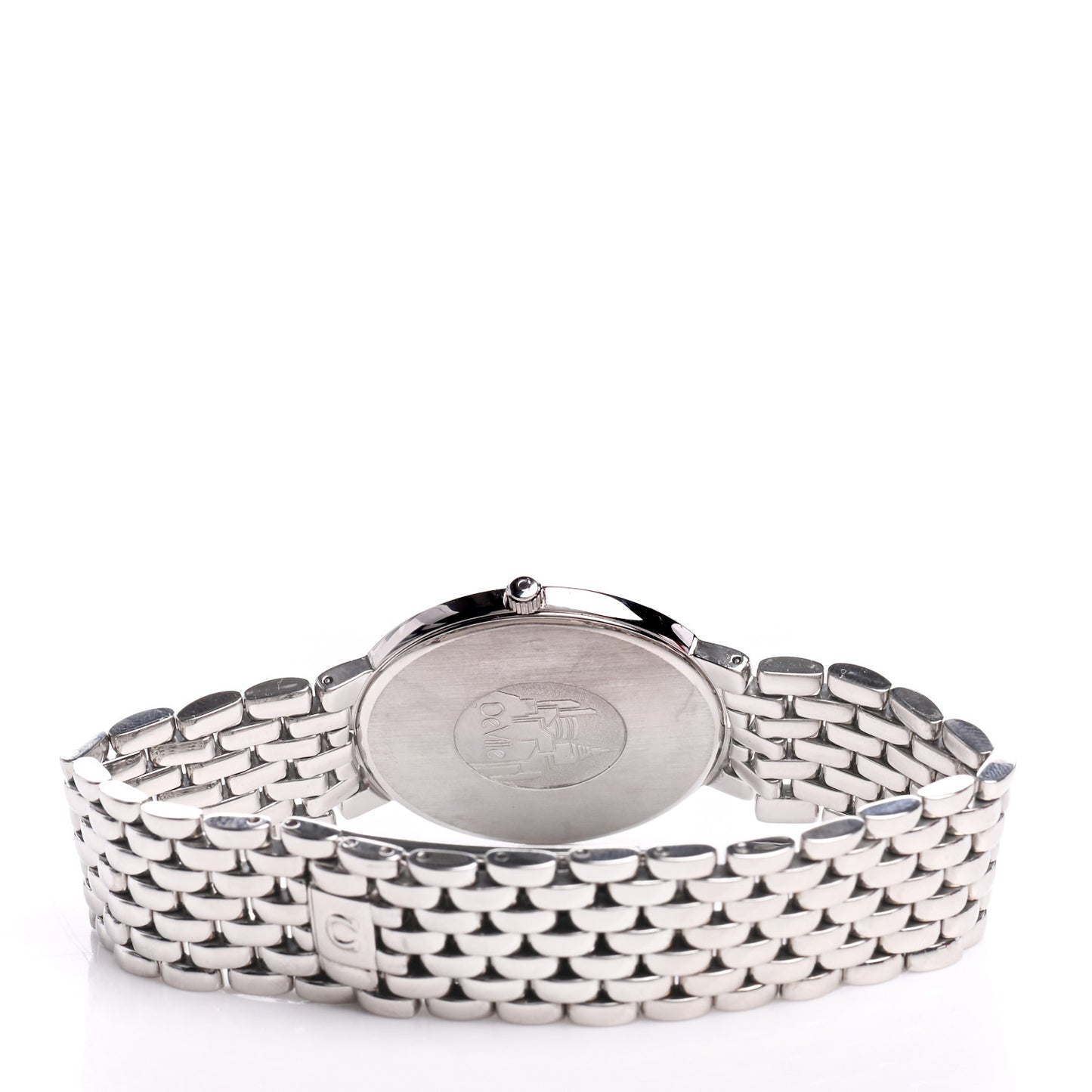 Stainless Steel 31mm De Ville Quartz Watch Blue 395.2378