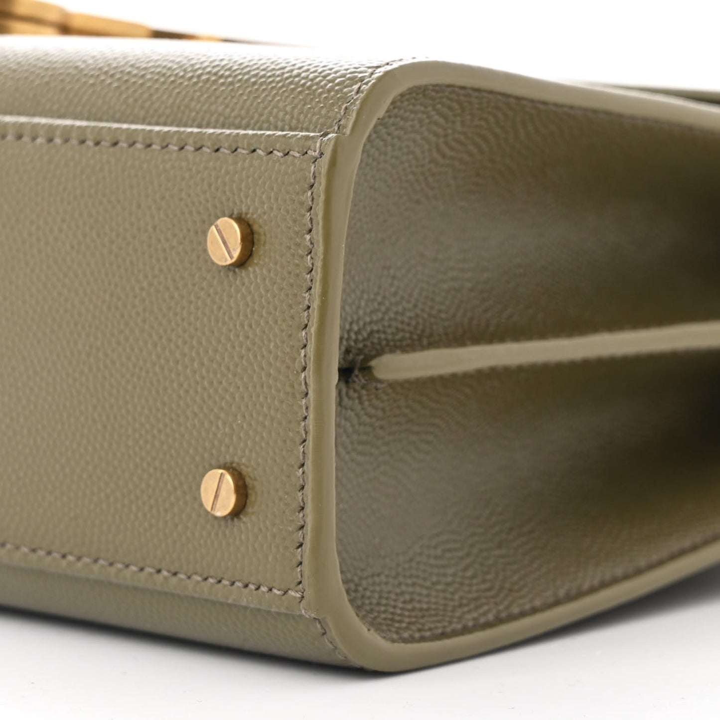 Grain de Poudre Mini Classic Monogram Cassandra Top Handle Olive