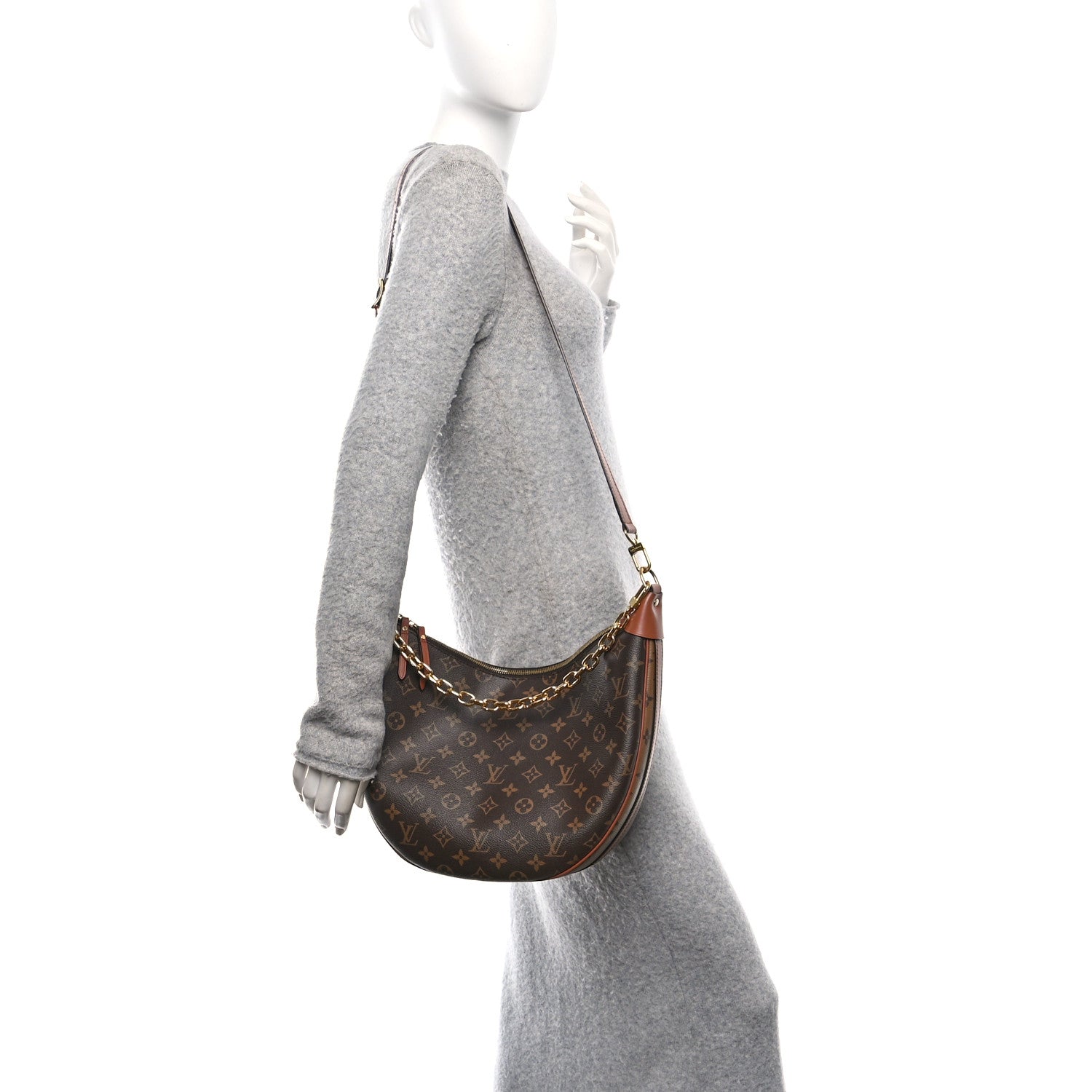 Louis Vuitton Reverse Monogram Loop Hobo 2 of 10