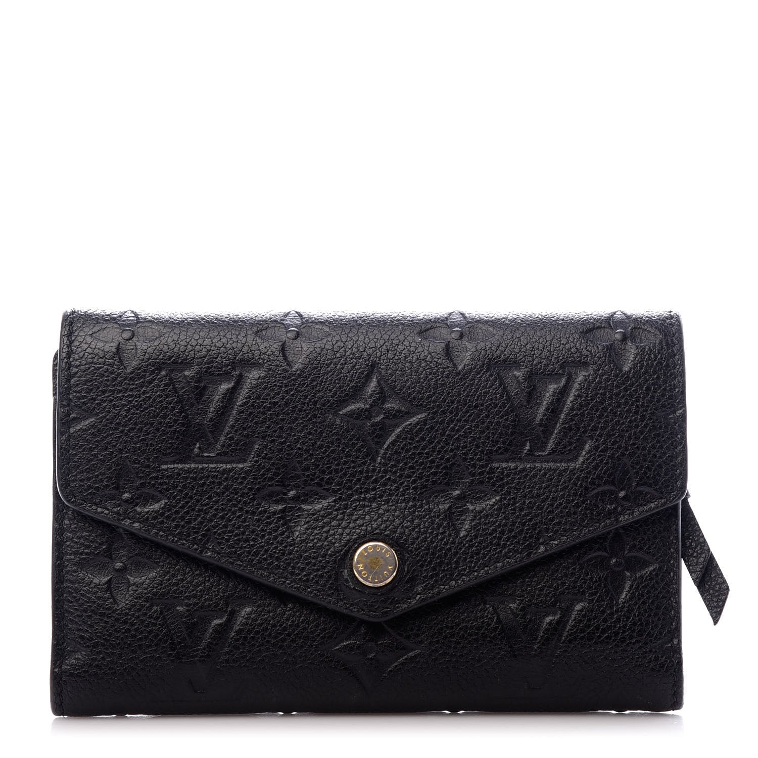 Louis Vuitton Empreinte Compact Curieuse Wallet Black 1 of 7