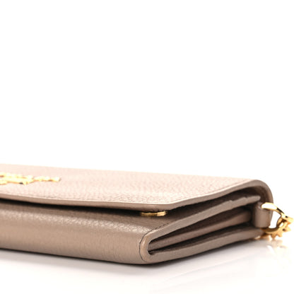 Prada Vitello Daino Chain Wallet Cammeo 9 of 9