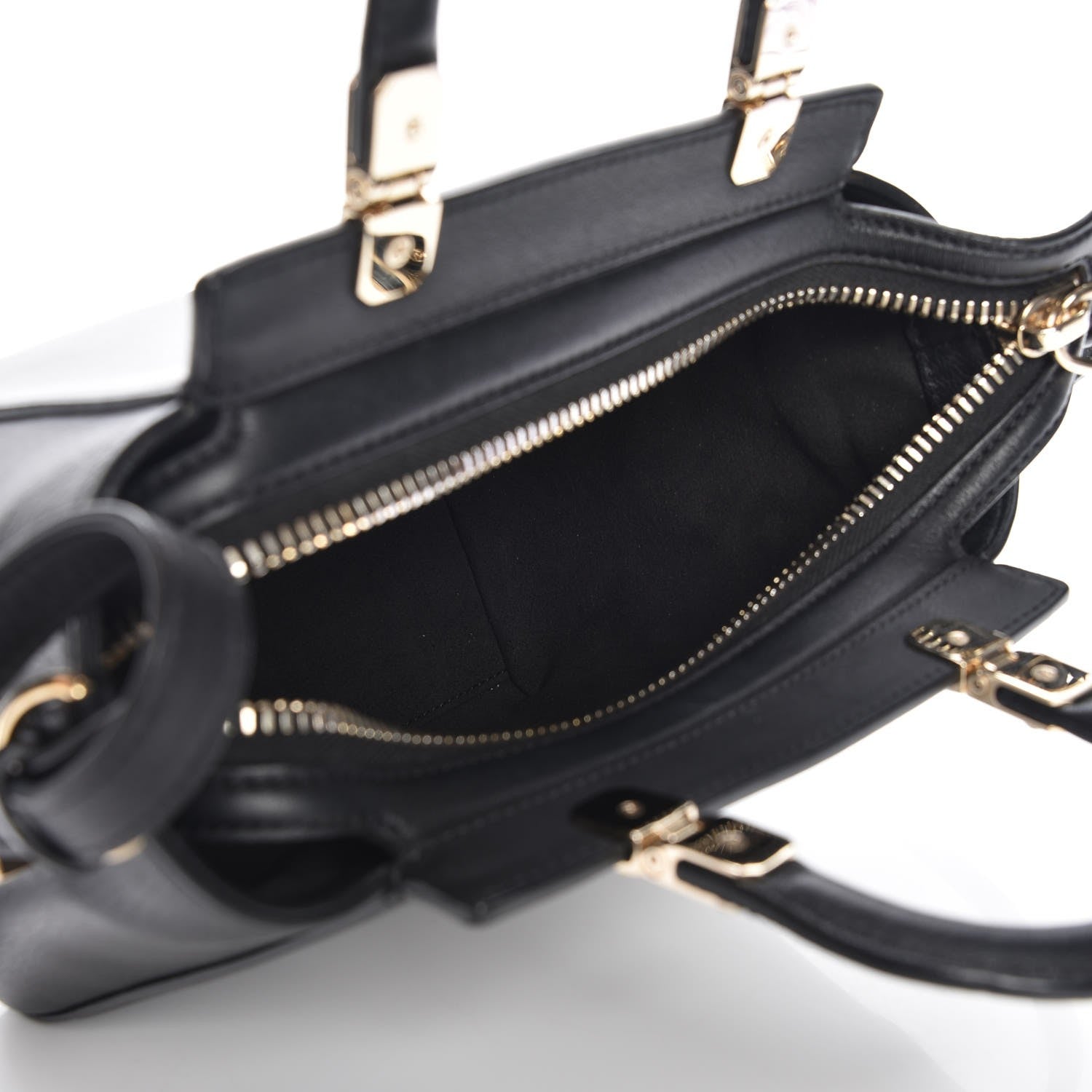 Givenchy Calfskin Mini HDG Top Handle Crossbody Bag Black 5 of 7