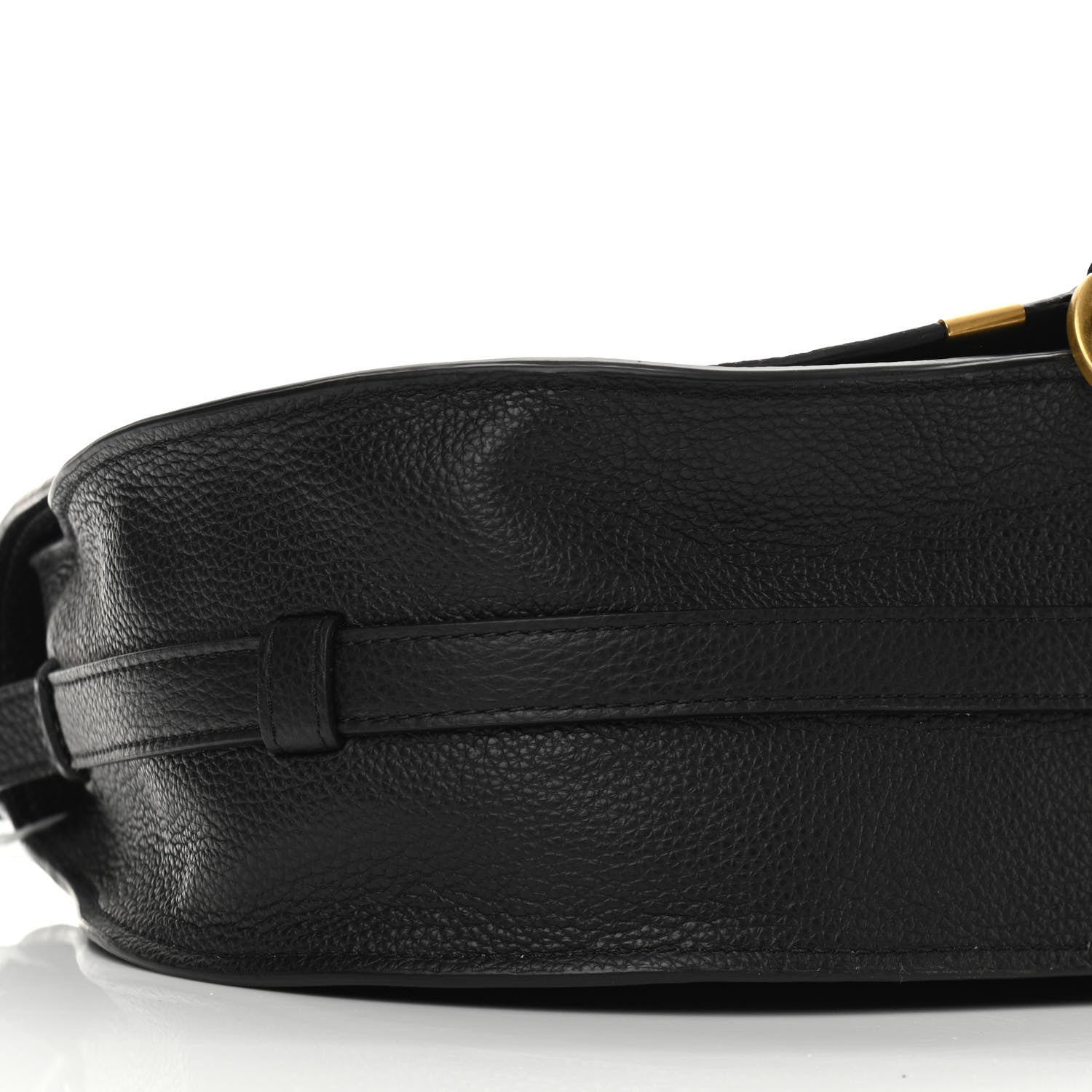 Chloe Calfskin Medium Marcie Round Crossbody Bag Black 9 of 10
