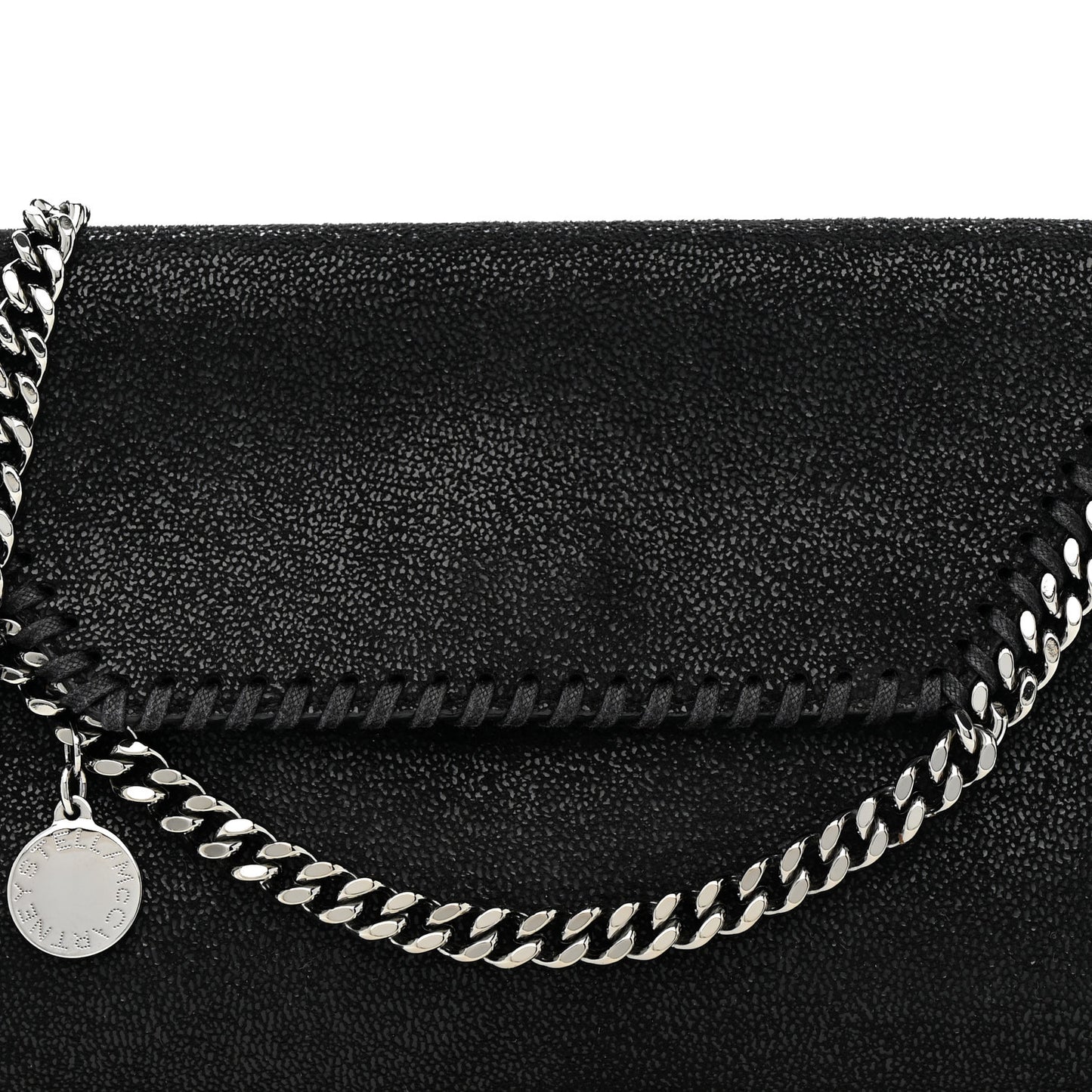Shaggy Deer Mini Falabella Crossbody Bag Black