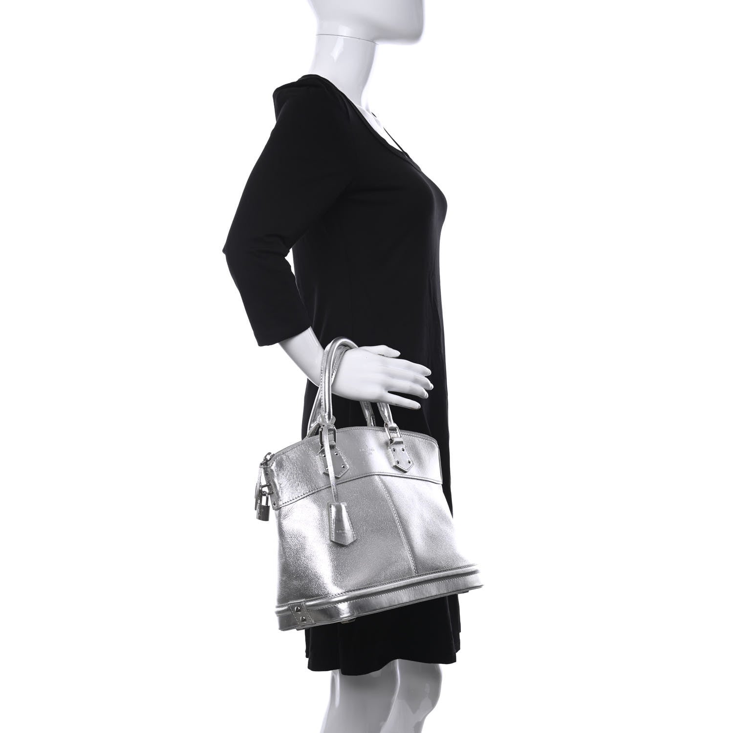 Louis Vuitton Suhali Lockit PM Silver 2 of 17