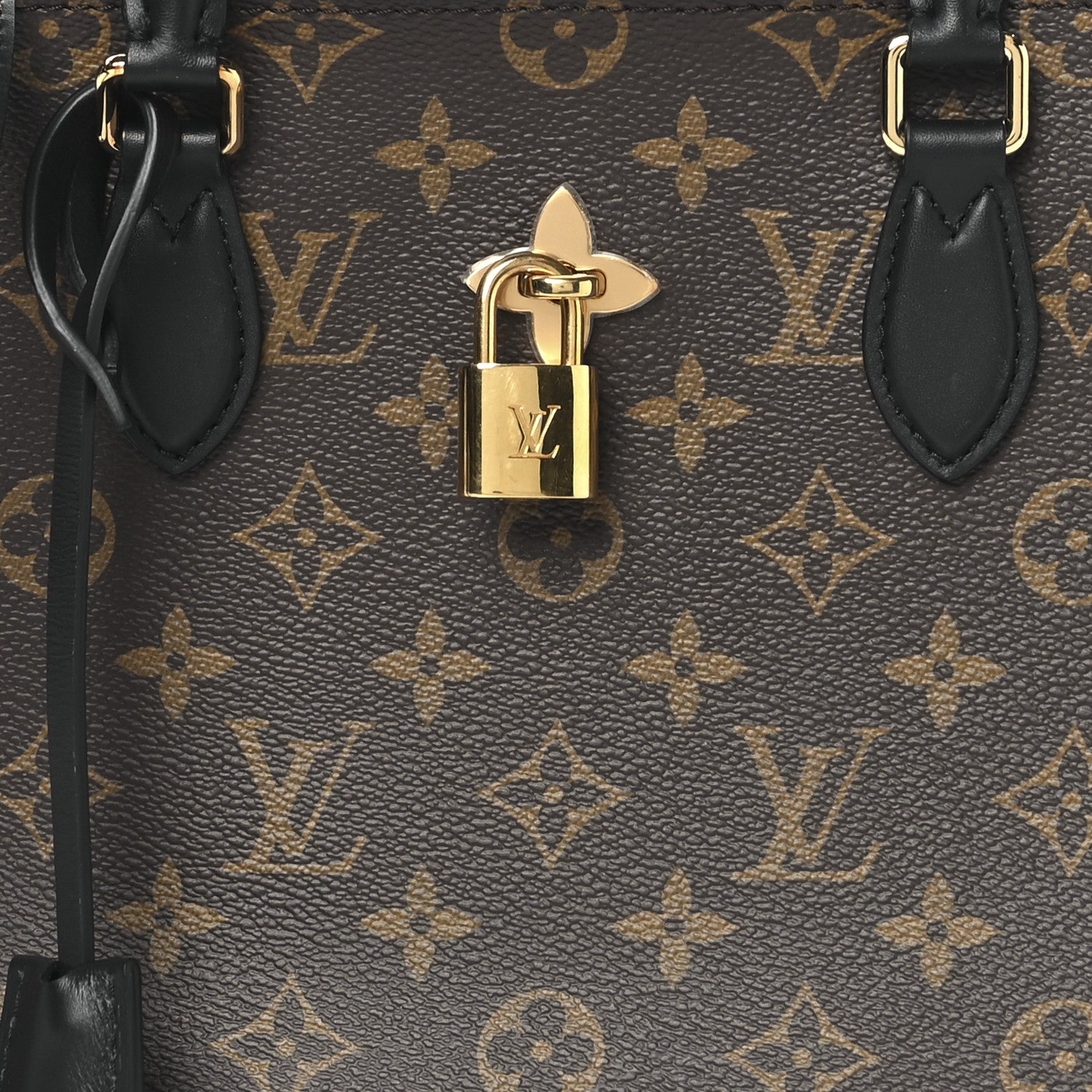 Louis Vuitton Monogram Flower Tote Black 8 of 12