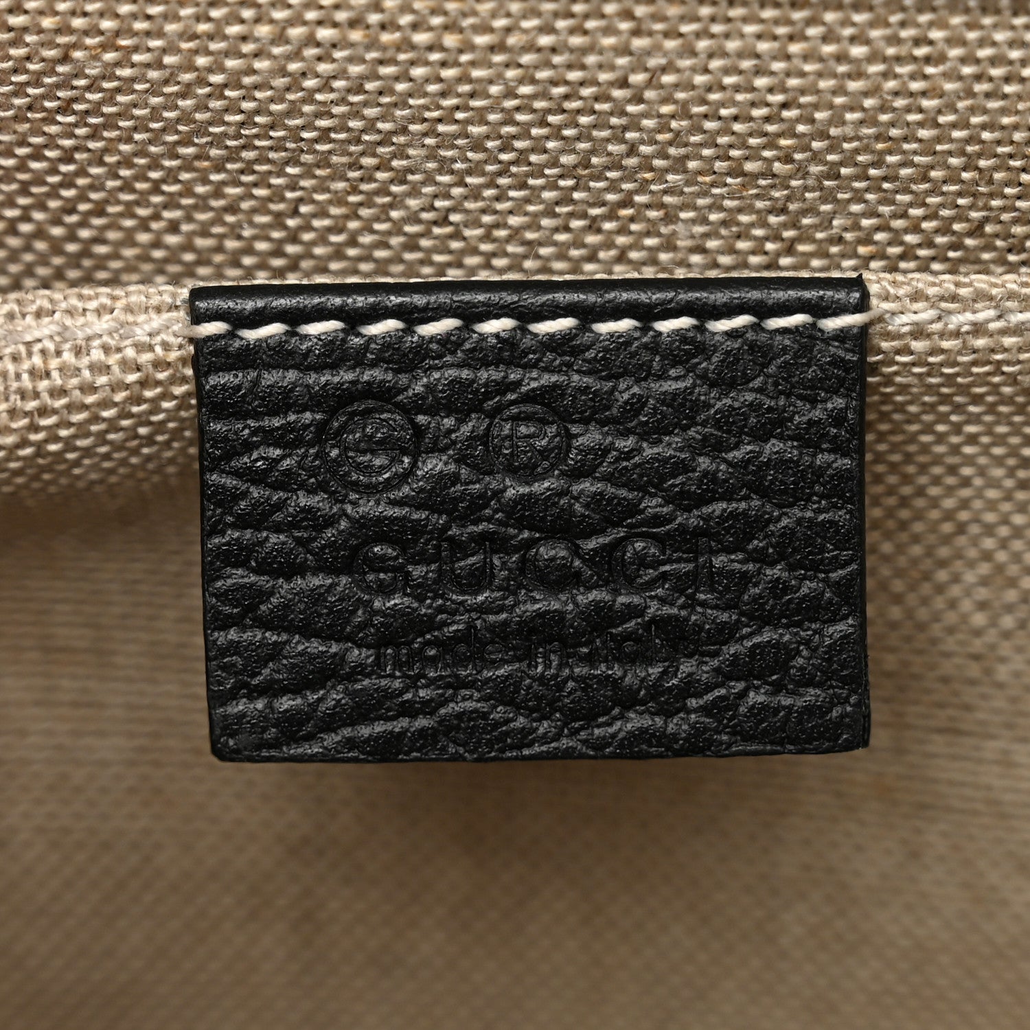 Gucci Dollar Calfskin Small Interlocking G Shoulder Bag Black 7 of 10