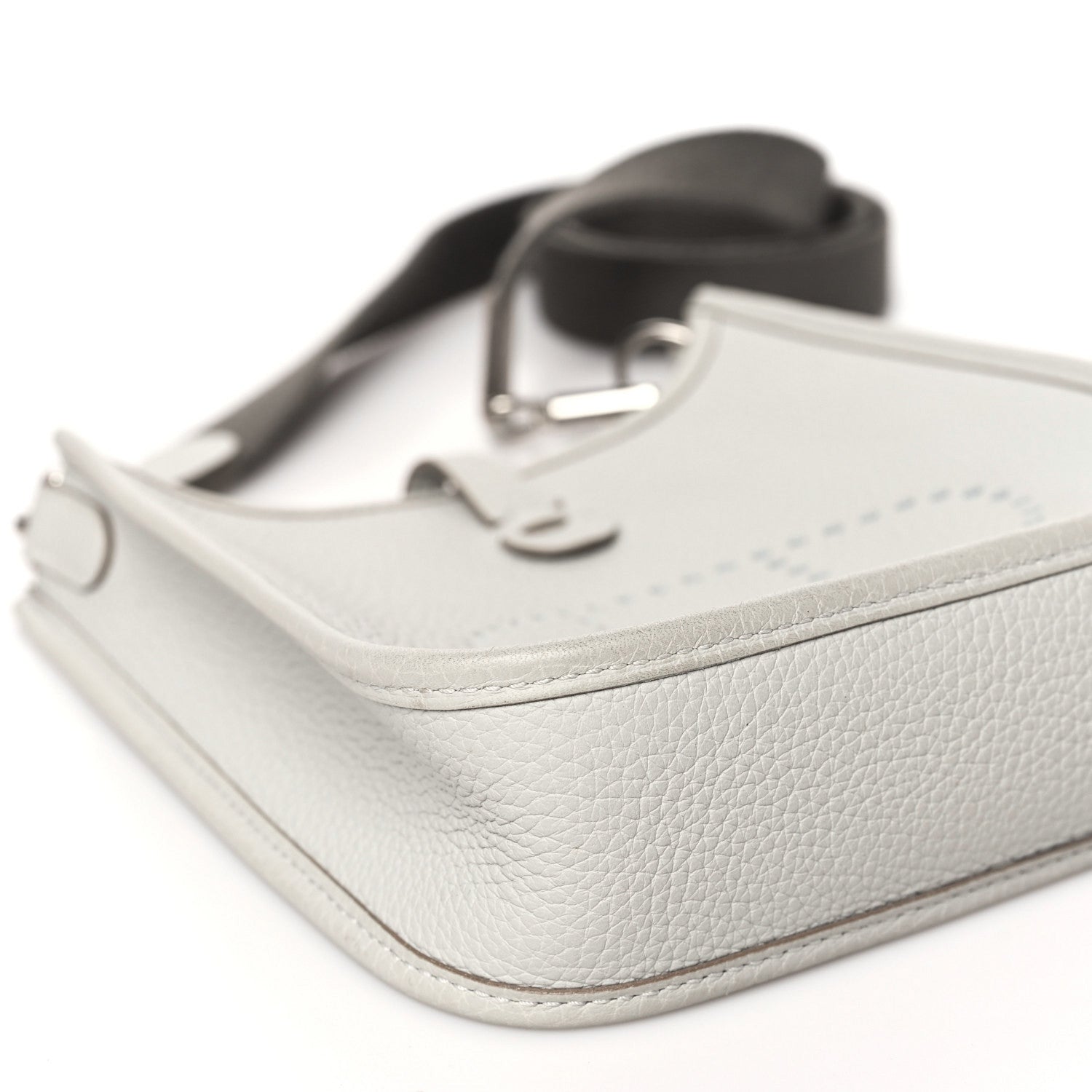 Hermes Taurillon Clemence Amazone Evelyne TPM Gris Perle Etain 10 of 10