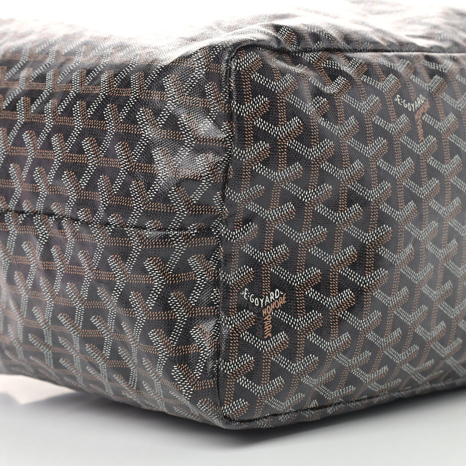 Goyard Goyardine Saint Louis GM Black Gold 8 of 12