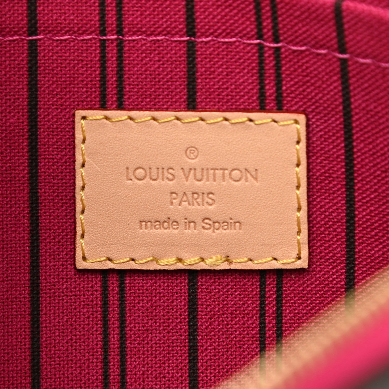 Louis Vuitton Monogram Neverfull MM GM Pochette Pivoine 4 of 7